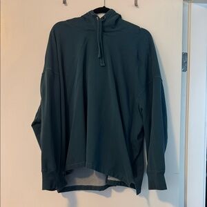 Teal baggy hoodie
